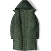 image:imageLands End Womens Ultralight Packable Long Down CoatWoodland Forest