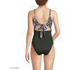 image:imageLands End Womens Wrap Monokini High Leg One Piece SwimsuitOrchid Meadow Ditsy Floral