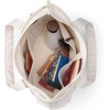 image:imageLands End Zip Top Canvas Tote Bag  100 Cotton Canvas Five Pockets Key Strap WaterResistant Base Stands Upright Beach Bag Travel Tote Grocery ToteCompass Red Love XoxoNatural