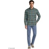 image:imageMens Traditional Fit No Iron Twill ShirtEucalyptusForest Moss Plaid