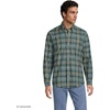 image:imageMens Traditional Fit No Iron Twill ShirtEucalyptusForest Moss Plaid