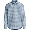image:imageMens Traditional Fit No Iron Twill ShirtLight Indigo Blue Plaid