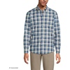 image:imageMens Traditional Fit No Iron Twill ShirtLight Indigo BlueYellow Plaid