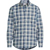 image:imageMens Traditional Fit No Iron Twill ShirtLight Indigo BlueYellow Plaid