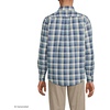 image:imageMens Traditional Fit No Iron Twill ShirtLight Indigo BlueYellow Plaid