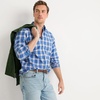 image:imageMens Traditional Fit No Iron Twill ShirtMariner Blue Plaid