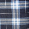 image:imageMens Traditional Fit No Iron Twill ShirtMuted BlueIvory Windowpane