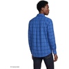 image:imageMens Traditional Fit No Iron Twill ShirtMuted Cobalt BlueBlack Plaid