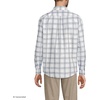 image:imageMens Traditional Fit No Iron Twill ShirtWhiteIndigo Blue Windowpane
