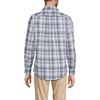 image:imageMens Traditional Fit No Iron Twill ShirtWhiteRain Storm Blue Plaid