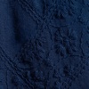 image:imageWomens 34 Sleeve Cotton Slub Lace Trim TopDeep Sea Navy