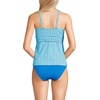 image:imageWomens Chlorine Resistant Plunge XBack Tankini Swimsuit TopBright Cerulean Geo