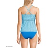 image:imageWomens Chlorine Resistant Plunge XBack Tankini Swimsuit TopBright Cerulean Geo
