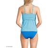 image:imageWomens Chlorine Resistant Plunge XBack Tankini Swimsuit TopBright Cerulean Geo