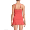 image:imageWomens Chlorine Resistant Plunge XBack Tankini Swimsuit TopCoral Bliss