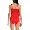 image:imageWomens Chlorine Resistant Plunge XBack Tankini Swimsuit TopDaylily Red