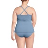 image:imageWomens Chlorine Resistant Plunge XBack Tankini Swimsuit TopDusk Sky