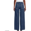 image:imageWomens Lightweight Denim High Rise Relaxed Straight Pull On Pocket JeansCrawford Wash