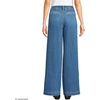 image:imageWomens Petite Soft Denim High Rise Wide Leg Top Stitch TrousersIndigo Tide Blue