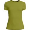 image:imageWomens Short Sleeve Tugless Double Layer Crew Neck Knit TopVintage Lime Green