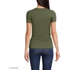 image:imageWomens Short Sleeve Tugless Double Layer Crew Neck Knit TopVintage Pine Green
