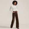 image:imageWomens Tencel Fiber High Rise Wide Leg PantsRich Coffee