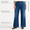 image:imageWomens Tencel Fiber High Rise Wide Leg PantsRoyal Indigo