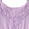 image:imageWomens Variegated Micro Rib Lace Trim CamiWhisper Lilac