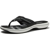 image:imageLands End Adeline Casual Summer Flip Flops for Women with Comfortable Arch Support Cushioned Sandals Women Size 611 Black Brown or Navy Blue Thong Womens SlidesBlack
