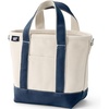 image:imageLands End Open Top Canvas Tote Bag Small Regular Handle NaturalRadiant Navy