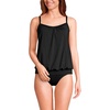 image:imageLands End Womens Blouson Tummy Hiding Tankini Top Swimsuit Adjustable StrapsBlack