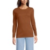 image:imageLands End Womens Cotton Rib Knit TShirtRich Ginger Brown