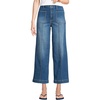 image:imageLands End Womens Denim High Rise Extra Wide Leg Crop JeansIndigo Tide Blue