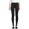 image:imageLands End Womens High Rise Serious Sweats FleeceLined Pocket LeggingsBlack
