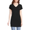 image:imageLands End Womens Lightweight Jersey Extra Long TunicBlack