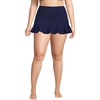 image:imageLands End Womens Ruffle Hem Swim SkirtDeep Sea Navy