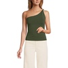 image:imageLands End Womens Slender One Shoulder TopDark Cilantro Green