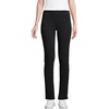 image:imageLands End Womens Slim Leg Knit Pull On Pants  Mid Rise CottonRich Jersey With Stretch Wide Elastic Waist Ankle Length Work Travel Petite and PlusBlack