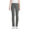 image:imageLands End Womens Slim Leg Knit Pull On Pants  Mid Rise CottonRich Jersey With Stretch Wide Elastic Waist Ankle Length Work Travel Petite and PlusCharcoal Heather