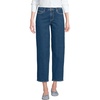 image:imageLands End Womens Soft Denim Mid Rise Relaxed Straight Crop JeansCrawford Wash