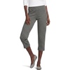 image:imageLands End Womens Starfish Mid Rise PullOn Crop PantsCharcoal Heather