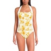Yellow Mosaic Floral/White
