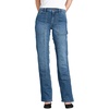 image:imageWomens Soft Denim High Rise Rail Straight Leg Utility JeansIndigo Tide Blue