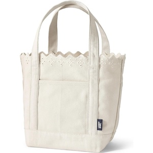 image:imageLands End Open Top Canvas Tote Bag  100 Cotton Canvas Five Pockets Key Strap WaterResistant Base Stands Upright Beach Bag Travel Tote Grocery ToteNatural
