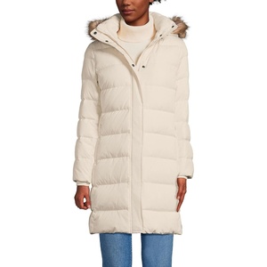 image:imageLands End Womens Down Winter CoatIvory Pearl