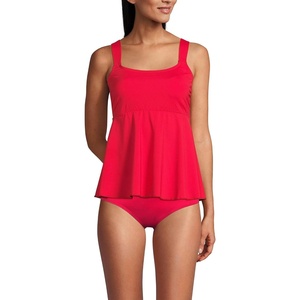 image:imageLands End Womens Flutter Tankini TopStrawberry