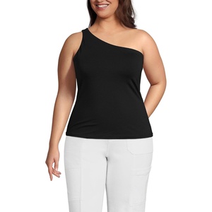 image:imageLands End Womens Slender One Shoulder TopBlack