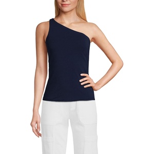 image:imageLands End Womens Slender One Shoulder TopDeep Sea Navy