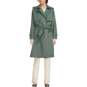 image:imageLands End Womens Squall Waterproof Modern Trench CoatSpruce