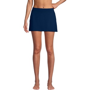image:imageLands End Womens Tummy Control Skirt Swim BottomsDeep Sea Navy